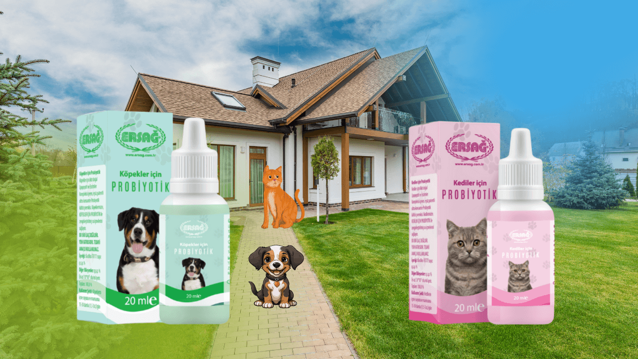 Пробиотики для кошек и собак Ersağ здоровье питомцев начинается изнутри
